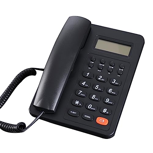 Téléphone fixe avec affichage des appels pour le bureau à domicile et combiné filaire