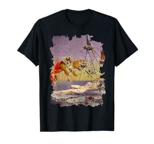 Sueño causado por el vuelo de una abeja famosa pintura de Dali Camiseta