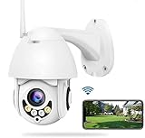 【Bewegungserkennung &Echtzeit-Push-Alarm】Sie erhalten kostenlose Echtzeit-Push-Benachrichtigungen auf Ihr Handy / Tablet, wenn eine Bewegung erkannt und automatisch auf Micro SD-Karte aufgezeichnet (bis zu 128 GB, nicht enthalten)wird. Der externe SD-Kartensteckplatz bietet eine simple Handhabung und eine leicht erweiterbare Speichermöglichkeit.