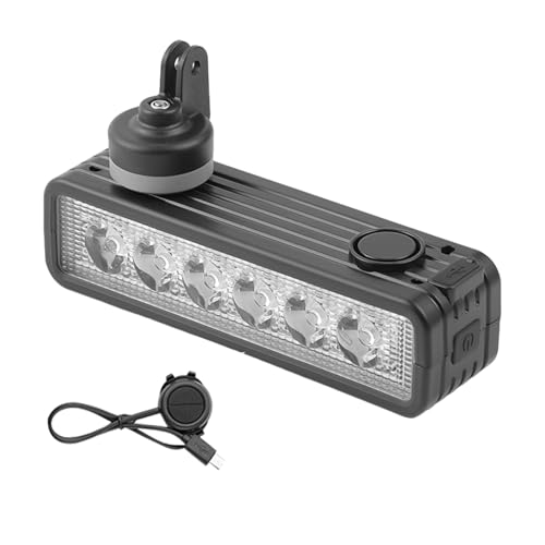 Faro de bicicleta, iluminación y advertencia de sonido de 120 DB,iluminación 500 para bicicleta de carretera - para la práctica de ciclismo de montaña al aire libre durante la noche en la ciudad