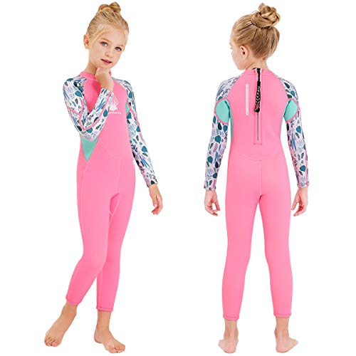 OUTYFUN Wetsuit Kids Boys Girls 2.5mm Neoprene One Piece Thermal Swimsuit Full Long