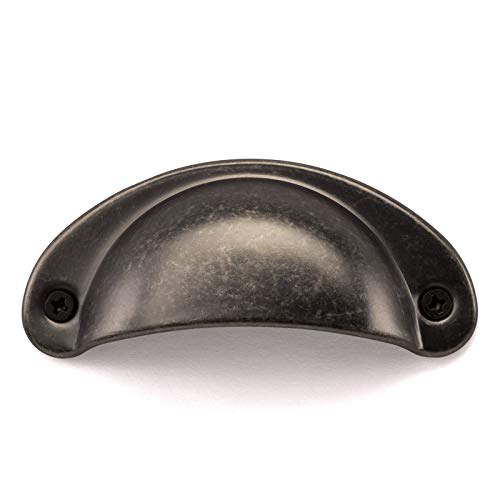 SO-TECH® Muschelgriff Schalengriff Griffschale Landhausgriff Altsilberoptik antik