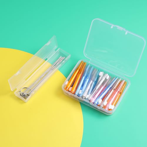 Image of 30pcs Shower Head Cleaner Tools, Shower Head Cleaning Brushes Showerhead Cleaner Picks Anti-Clogging Cleaning Brush for Bathroom Small Hole Gap Nozzles (Blue, Orange, Grey, Pink)