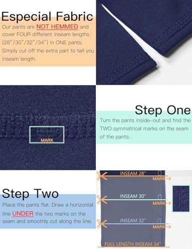 Safort Pantalon de Yoga pour Femme - Coupe Bootcut - Pantalon décontracté avec Poches pour Dames de Grande Taille – Image 6