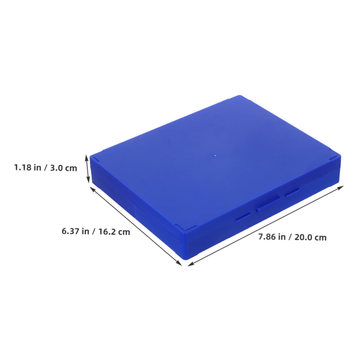 CHILDWEET Microscope Slide Organizer 2pcs Glass Slide Storage Box Easy Access Pathology Case
