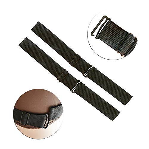 5pcs Black Adjustable Wig Band Straps Elastic Bands for Wigs Cap Accessories (2.5cm), 5 Count (Pack of 1) - Image 2