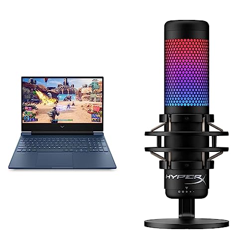 Image of HP Victus Gaming Laptop AMD Ryzen 5 5600H 15.6 inch(39.6 cm) FHD IPS Gaming Laptop & HyperX Quadcast S