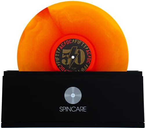 SPINCARE Sistema di Pulizia Dischi Vinile – Macchina Pulisci Vinile da 33-45 e 45 Giri Maxi con Kit Pulizia Vinili Incluso – Panno in Microfibra e Liquido – Pulisce Fino a 500 Dischi in Vinili