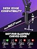 InnoGear Microphone Stand Mic Boom Arm for Blue Yeti HyperX QuadCast S SoloCast Snowball Fifine K669B and other Mic, with Shock Mount Windscreen Pop Filter Mic Clip Holder Cable Ties, Medium #5