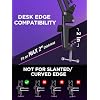 InnoGear Microphone Stand Mic Boom Arm for Blue Yeti HyperX QuadCast S SoloCast Snowball Fifine K669B and other Mic, with Shock Mount Windscreen Pop Filter Mic Clip Holder Cable Ties, Medium