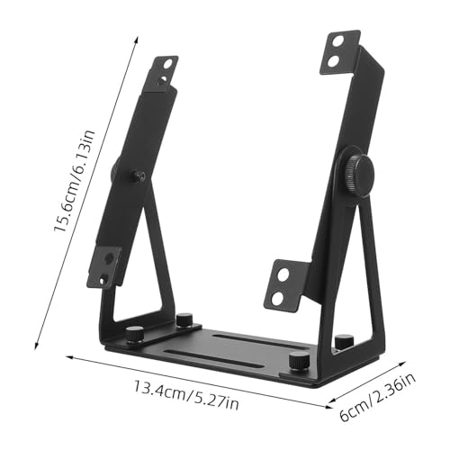 Soporte para ventiladores de hierro Toddmomy caja PC negro 2