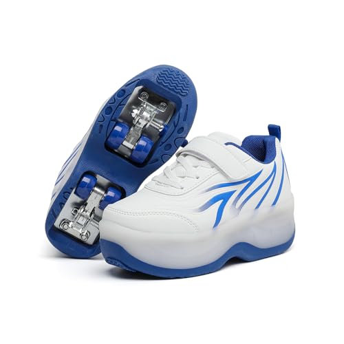 peggy piggy Kids Roller Shoes Boys Girls Wheel Shoes Fashion Skates Sneakers for Children