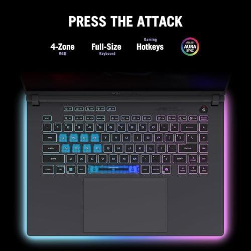 Image of ASUS ROG Strix G16 (2025) Gaming Laptop, Intel i7-14650HX(Up to 5.2GHz), NVIDIA RTX 5060, 16 inch FHD+ 16:10 165Hz /3ms Display, 64 GB DDR5, 2 TB SSD, Wi-Fi 7, All-Round RGB Light, Windows 11 Pro