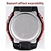 Motaney Screen Protector for Casio G Shock GX56 Watch, Compatible with GX-56BB GXW-56 Series Watch Stainless Steel Protector, Cool Looking Wire Guard (Red)