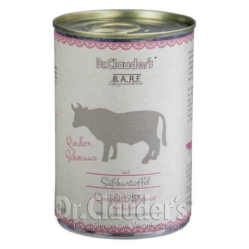 Dr.Clauder´s B.A.R.F. Komplett Menue Rinderschmaus Dose 400g