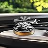Helicopter Solar Car Air Freshener, Rotating Dashboard Aromatherapy Diffuser, Solar-Powered Helicopter Perfume Ornament for Car RV Truck, Decorative Vent Accessory for Travel #4