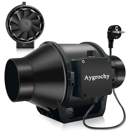 Turbo Abluft Set Grow 100mm Leise Belüftungsset Für Growbox