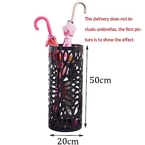Porte-parapluies multifonctionnel noir pour rangement maison - 7