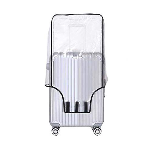 Jimtuze Koffer Abdeckungen 30 Zoll Transparente Kofferschutzhülle PVC wasserdichte Schutzhülle Koffer, Staubdichtes Waschbar Wiederverwendbar Reisekoffer Schutzhülle Cover