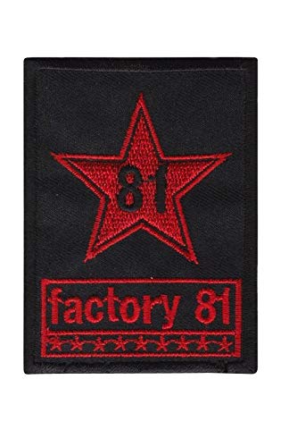 Factory 81 Stomp Paced Meta New School Patch Badge Embroidered Iron on Applique Souvenir Accessory