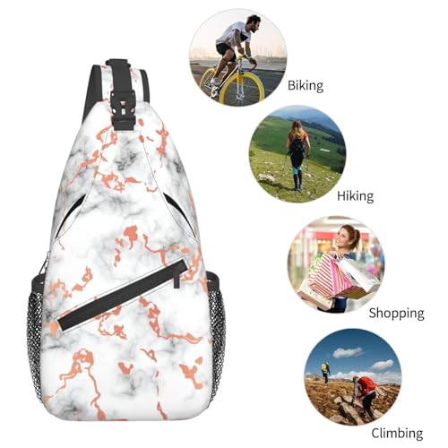 Mochila cruzada urbana negra ligera para deporte y viaje miniatura 6