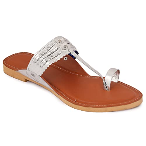 Image of womens footwear Designer Synthetic Leather stylish Kolhapuri for women and girls suitable for any ocassion