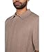 Liverpool Los Angeles Men's Short Sleeve Sweater Knit Polo Taupe X-Large