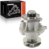 A-Premium Engine Water Pump W/Gasket Compatible with Chevy Colorado 07-12, Trailblazer & GMC Canyon, Envoy & H3 & Isuzu Ascender, i-280, i-290 & Bravada & 9-7x & Rainier - (DOHC), for# 12620226