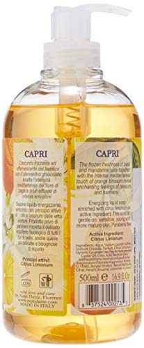 Nesti Dante Sabonete Liquido Dolce Vivere Capri Lavabo e Banho, Amarelo