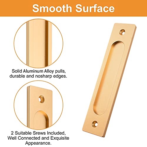 MOROBOR Rectangular Recessed Sliding Door Pulls - Image 4