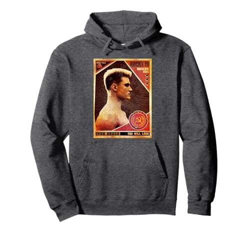 Rocky IV You Will Lose Ivan Drago Poster Pullover Hoodie
