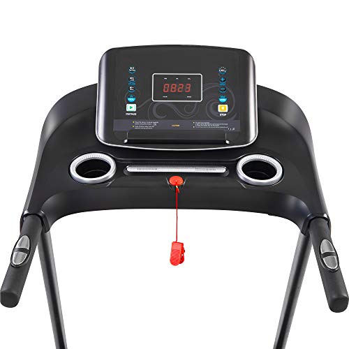 Image of Electric Motorized Treadmill with Audio Speakers, Max. 10 MPH and Incline for Home Gym
