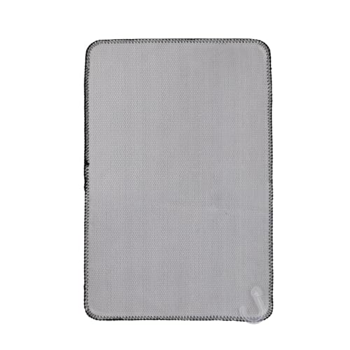 CHUENKUK 3 Stück Badezimmerteppich Set, 40 x 60 cm und 50 x 80 cm Schwarz Badematte, Badteppich Teppiche für Badezimmer – Bild 7