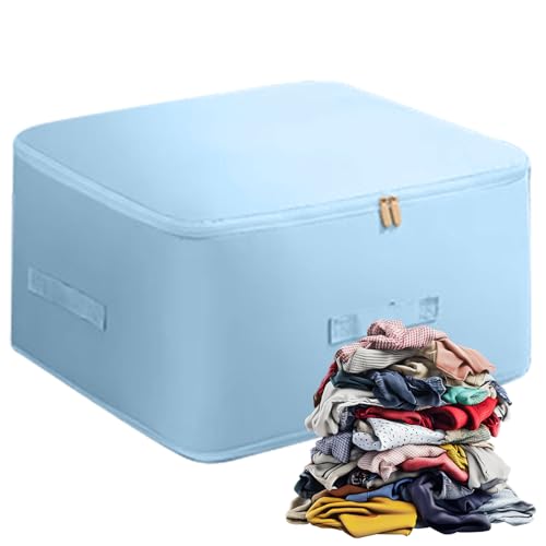 zwxqe - Bolsa de almacenamiento para edredón y organizador de ropa de cama comprimible, gran bolsa de almacenamiento debajo de la cama, ahorro de espacio para estudiantes, mudanza, viaje y acampada en