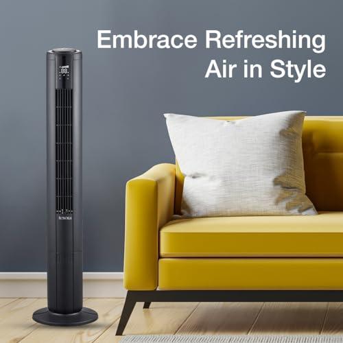 Image of Aero Stream Tower Bladeless Fan (Black)