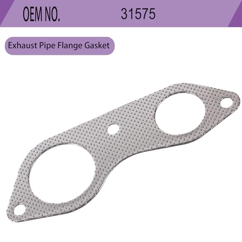 Image of 31575 Exhaust Pipe Flange Gasket For CHEVROLET，GMC，C1500 PICKUP SUBURBAN,C2500 PICKUP SUBURBAN K1500 PICKUP SUBURBAN K2500 PICKUP SUBURBAN 1996 1997 1998 1999;CADILLAC ESCALADE 1999-2000