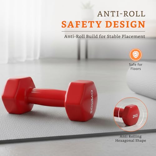 Image of Amazon Brand - Solimo Vinyl Dumbbell