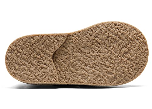 DADAWEN Toddler Baby Boys Girls Hiking Boots Waterproof Leather Non Slip Lace Up Outdoor Work Ankle Winter Snow Boots(Toddler/Little Kid)4