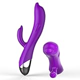 Dual Motor Adult Toys for Women Dolphin Shape Womens Toys with 6 Powerful Modes Waterproof Soft Silicone Travle Pocket Adult Tools for Woman Dual Head Couple Fun Gifts for Women and Your Girl Lady