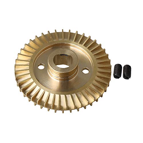 Yibuy Water Pump Brass Impeller Wheel Double Side 60mm Dia 12mm Inner Hole