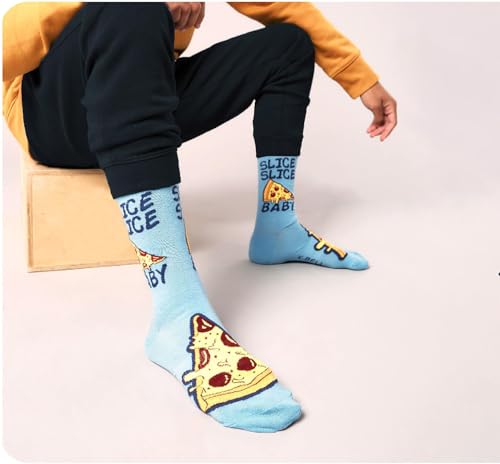K. Bell Men's Fun Food & Drink Crew Socks - 1 Pairs - Cool & Funny Pop Culture Gifts2