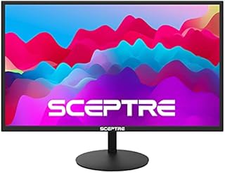 Sceptre 27-Inch FHD LED Gaming Monitor 75Hz 2X HDMI VGA Build-in Speakers, Ultra Slim Metal Black