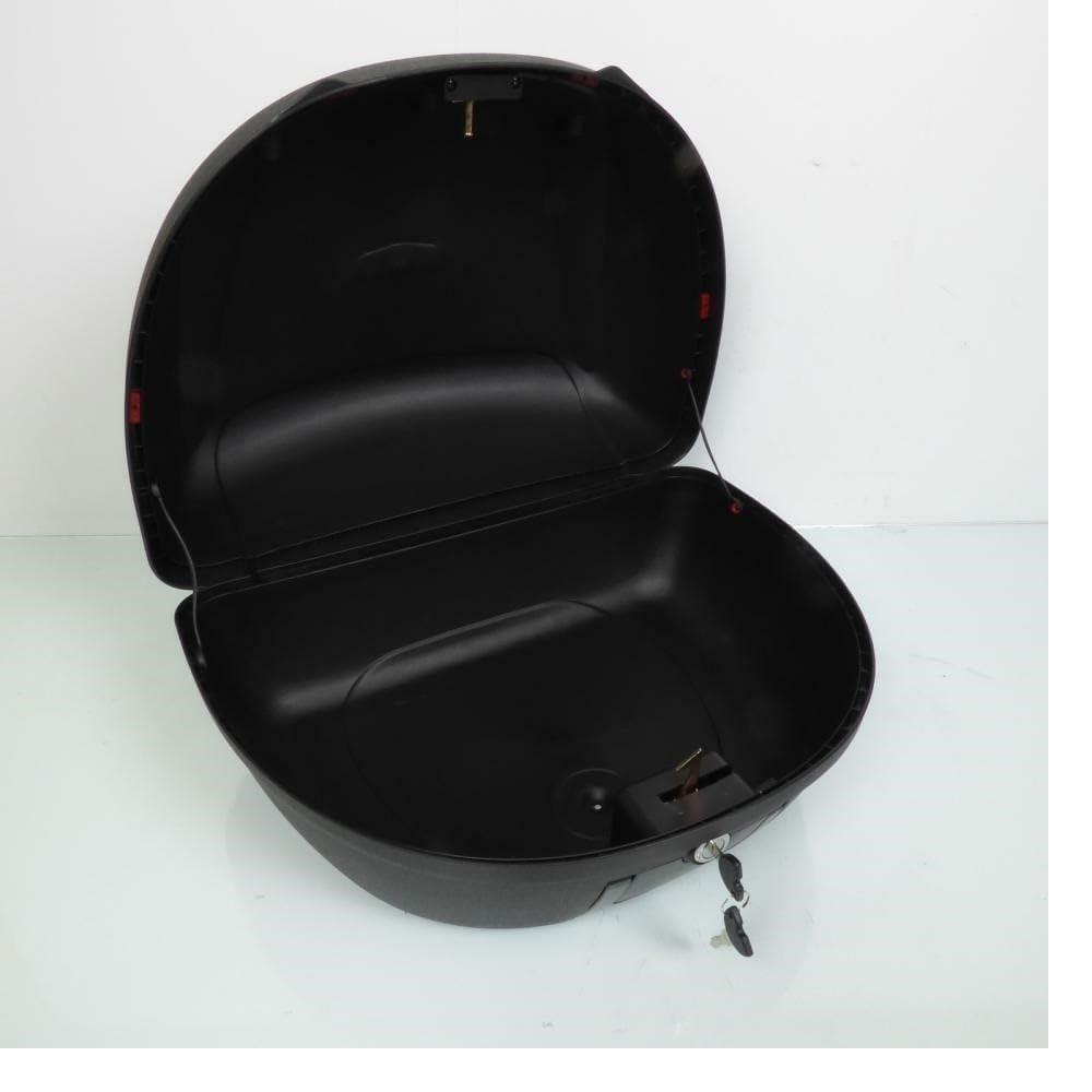 Top Case 52 Litres Noir Mat Pour Gilera Fuoco 500 - Compatible 2 Casques - Avec Plaque, Poignée, Kit Montage