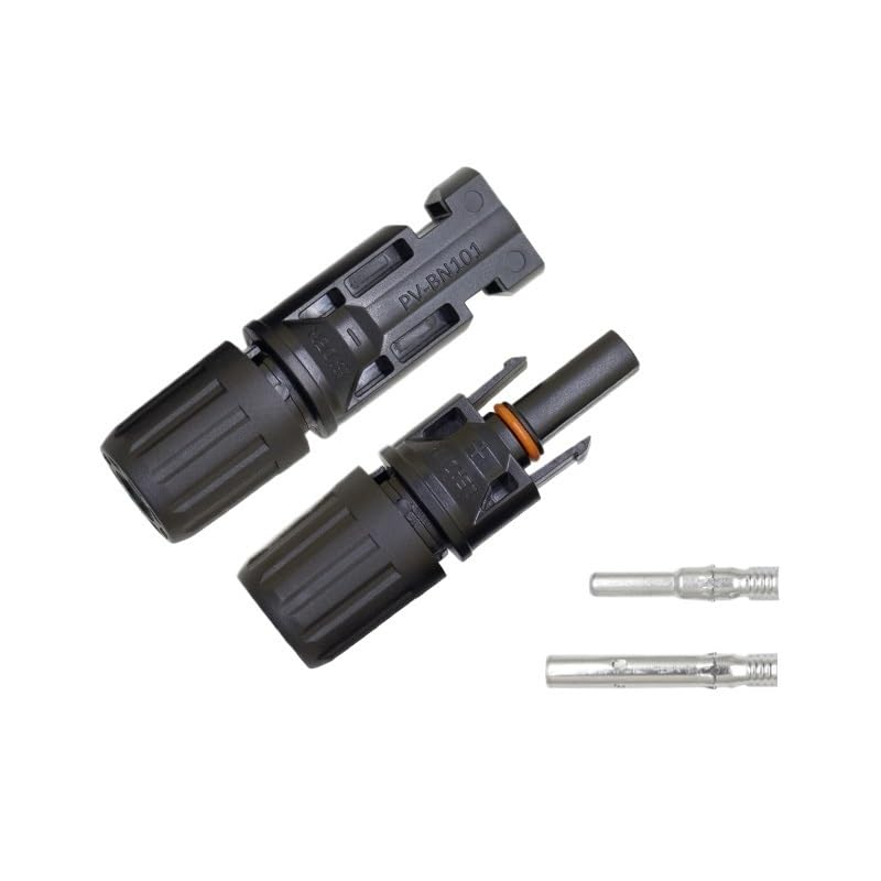 Pair of Solar Connector Solar Solar Plug Cable Connectors (Male and Female) for Solar Panels and Photovoltaic Systems(50 Pair)