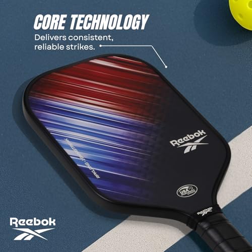 Image of Reebok Pickleball Paddle - Lightweight & Durable Design for All Skill Levels - Engineered for Power, Control & Precision