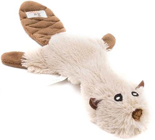 leo.toys Hundespielzeug Bernd Biber, Plüschspielzeug mit 2 Quietschern Cover