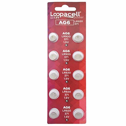 LOOPACELL 100 AG6 371 Watch Batteries