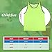Adorox 12 Pack Adult - Teens Scrimmage Practice Jerseys Team Pinnies Sports Vest Soccer, Football, Basketball, Volleyball (6 Yellow and 6 Red)