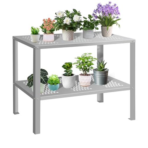42''D x 24''W x 32''H Aluminum Greenhouse Outdoor Potting Bench