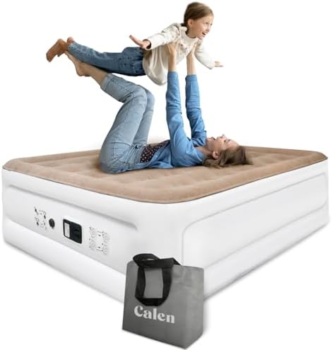 Aazon.co: Elevon Queen Air Attress With Built In Pup, 18"/660lbs